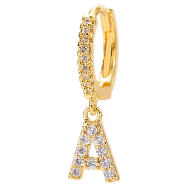 PEACE HAVEN™ INITIAL LETTER EARRINGS