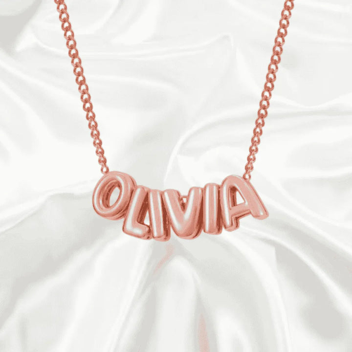 PEACE HAVEN™ CUSTOM BUBBLE LETTER NECKLACE - Peace Haven