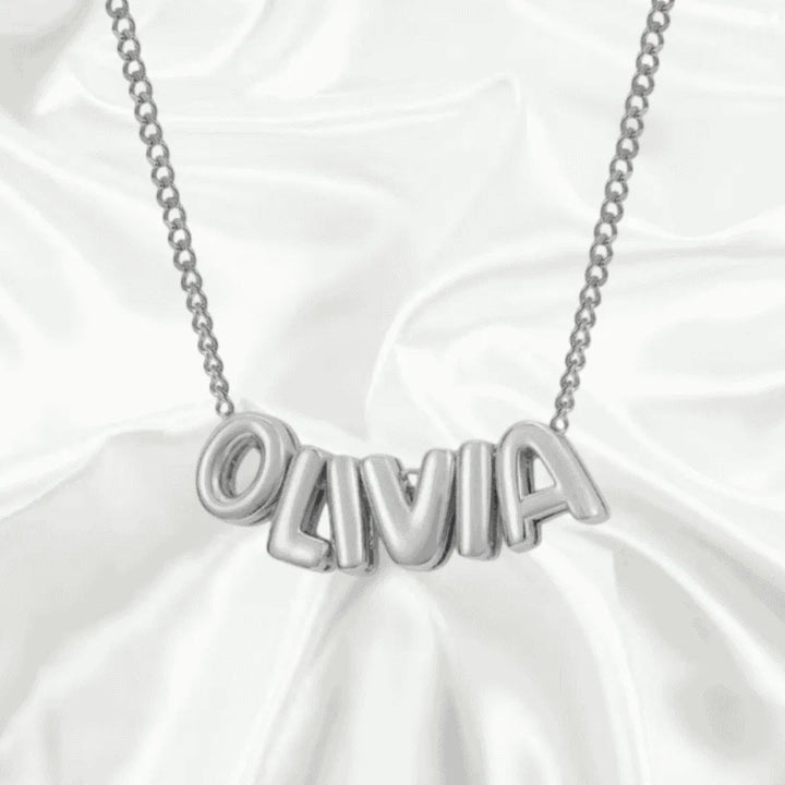 PEACE HAVEN™ CUSTOM BUBBLE LETTER NECKLACE - Peace Haven