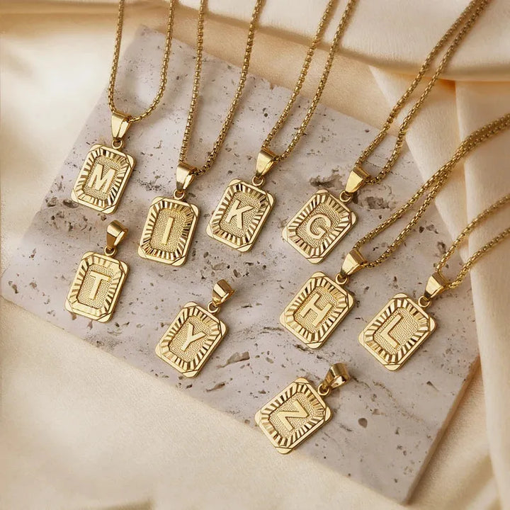 PEACE HAVEN™ ElEGANT INITIAL CAPITAL NECKLACE - Peace Haven