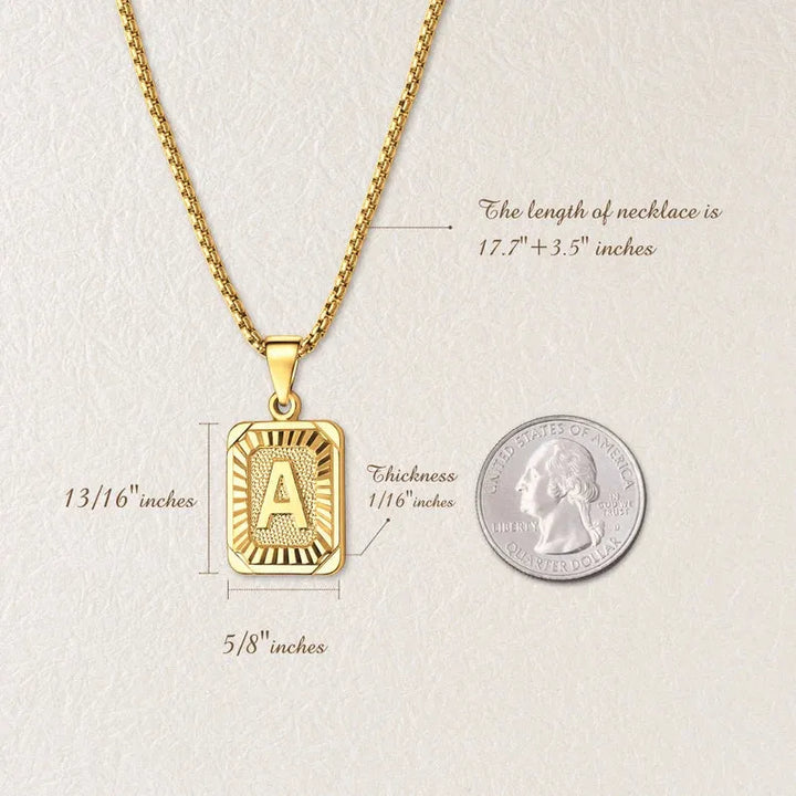 PEACE HAVEN™ ElEGANT INITIAL CAPITAL NECKLACE - Peace Haven
