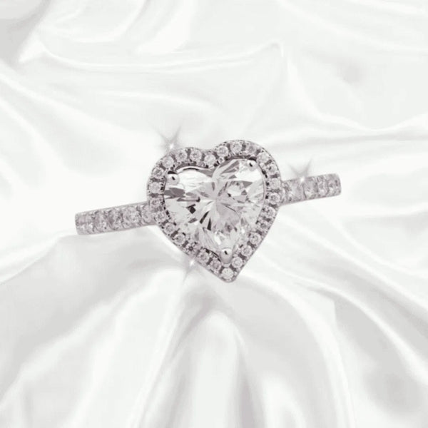 PEACE HAVEN™ HEART DIAMOND RING - Peace Haven