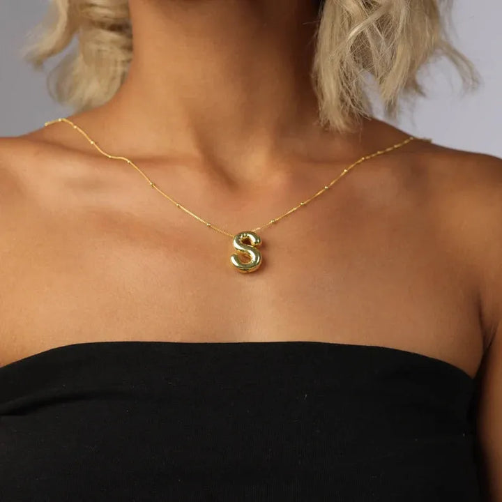 PEACE HAVEN™ INITIAL BALLOON NECKLACE - Peace Haven