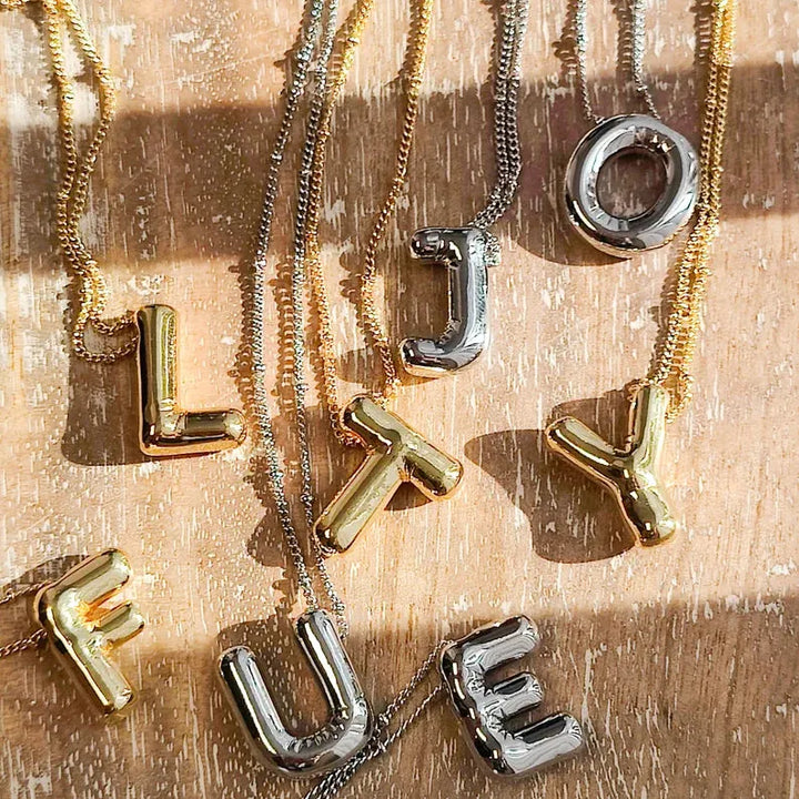 PEACE HAVEN™ INITIAL BALLOON NECKLACE - Peace Haven