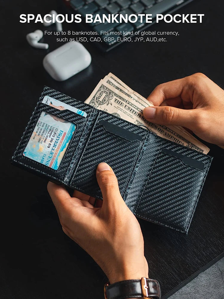 Anti Theft RFID Protection Bifold Wallet