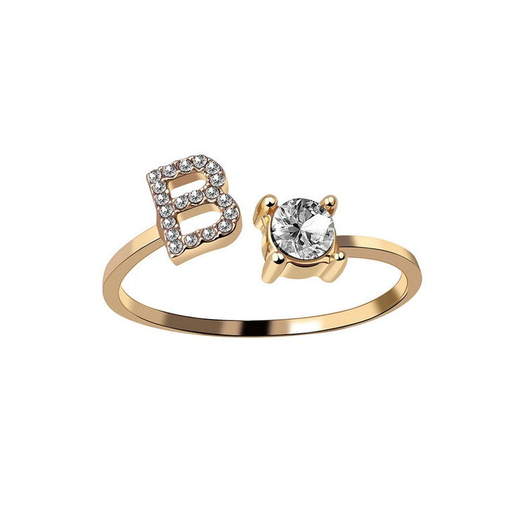 peacehaven initial letter ring B GOLD